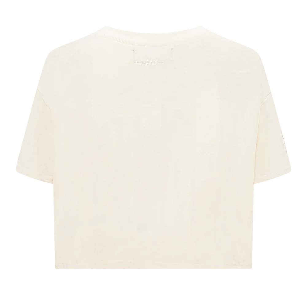 NBA CHICAGO BULLS NEUTRAL WOMEN'S BOXY TEE (EGGSHELL) - Image 3