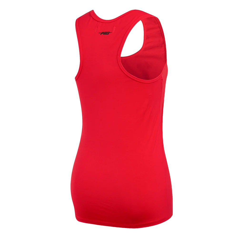 NBA CHICAGO BULLS CLASSIC WOMEN'S RACERBACK (RED) - Image 4