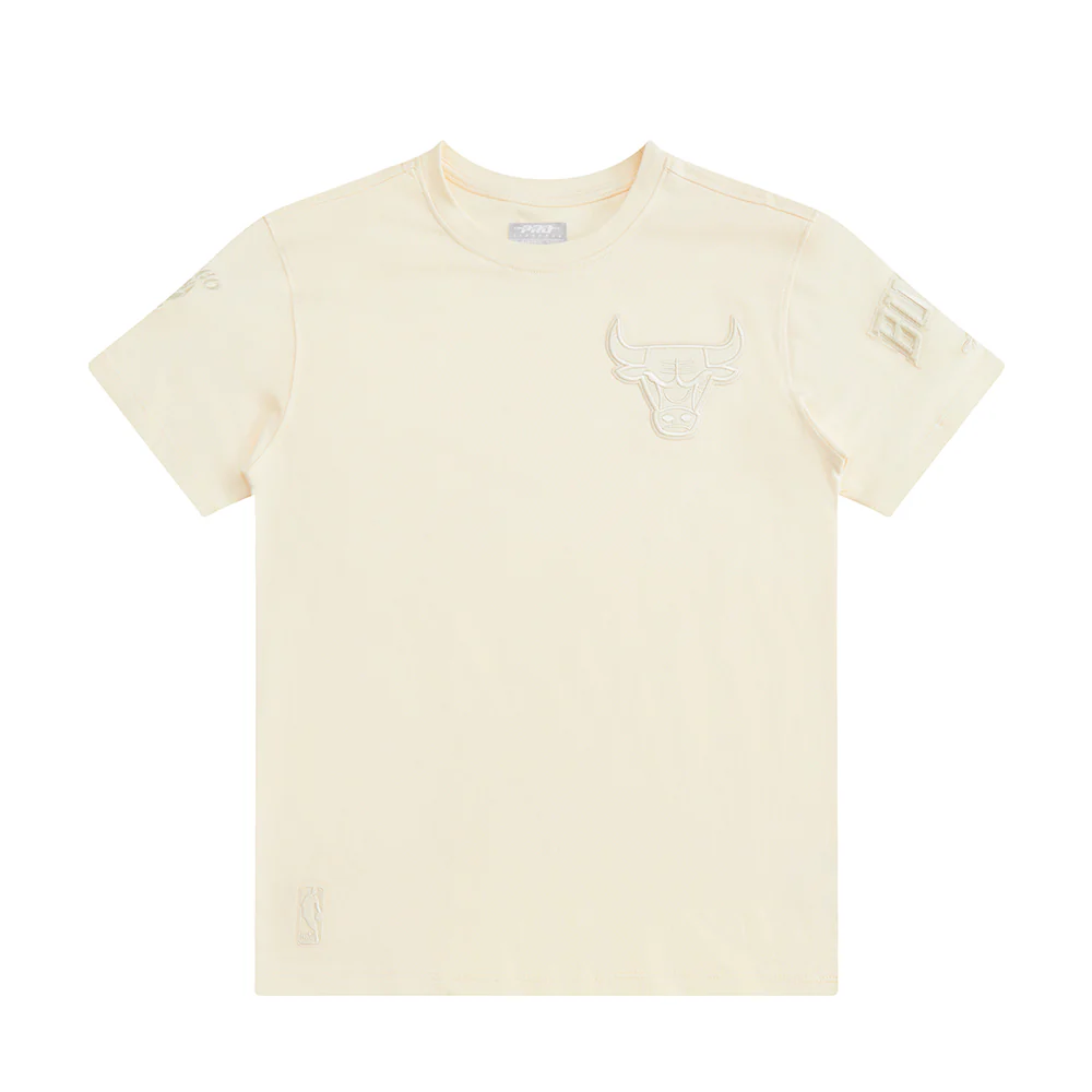 NBA CHICAGO BULLS NEUTRAL BIG BOYS SINGLE JERSEY TEE (EGGSHELL) - Image 3