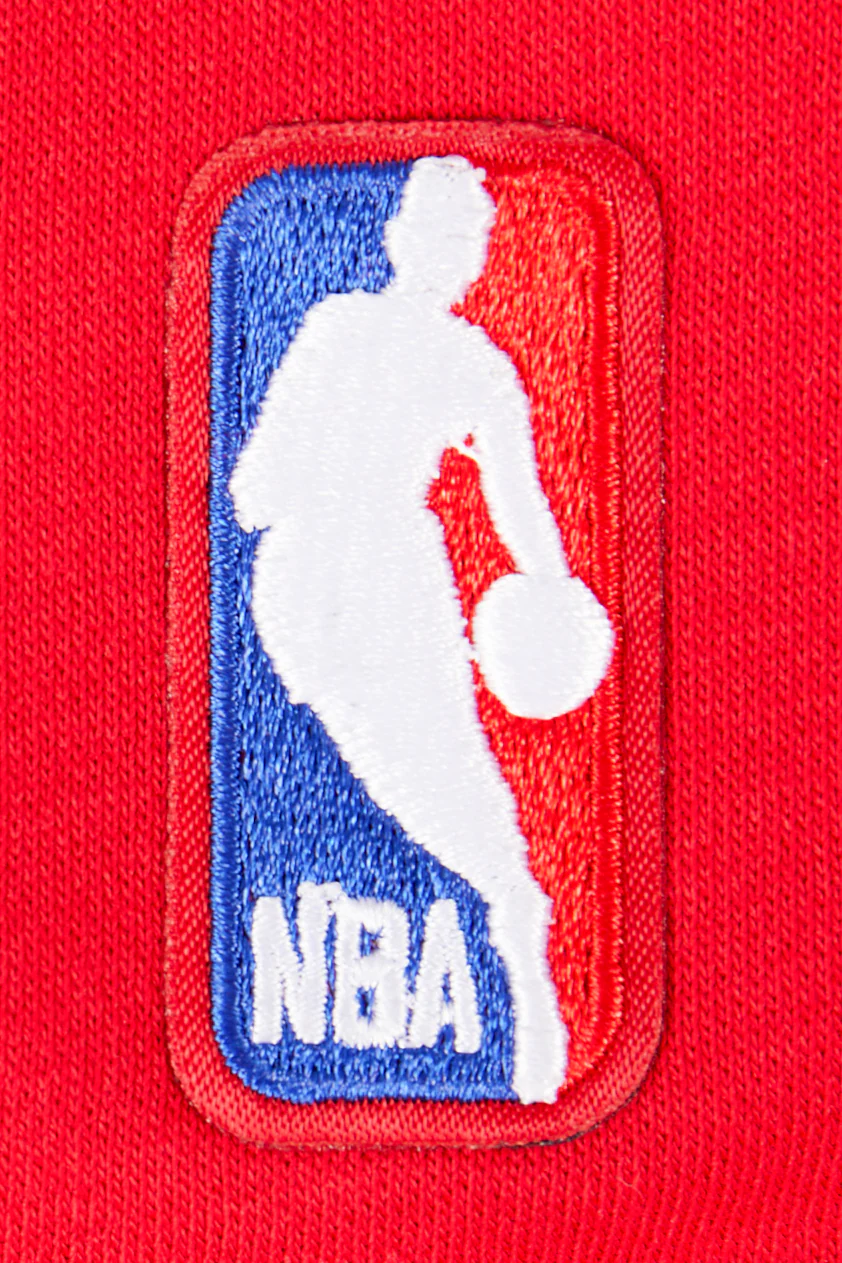 NBA CHICAGO BULLS CLASSIC BIG BOYS FLEECE FULL ZIP HOODIE (RED) - Image 5