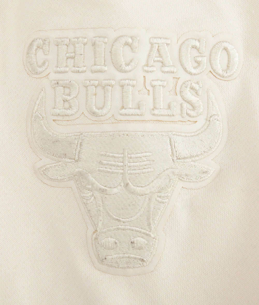 NBA CHICAGO BULLS NEUTRAL BIG BOYS FLEECE CREWNECK (EGGSHELL) - Image 7