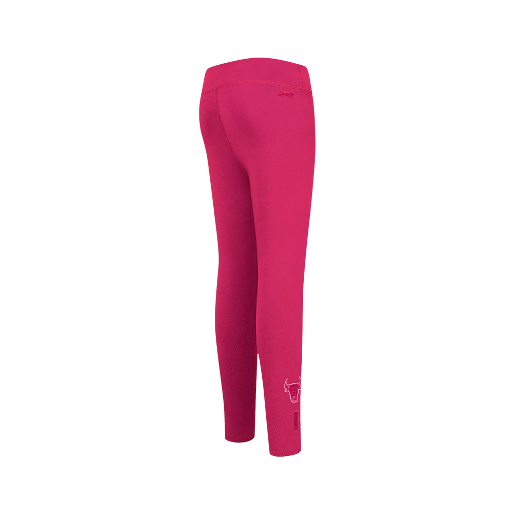 NBA CHICAGO BULLS TRIPLE PINK BIG GIRLS LEGGING (BEETROOT PURPLE) - Image 3