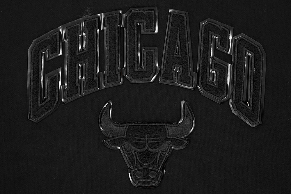 NBA CHICAGO BULLS TRIPLE BLACK WOMEN'S CREWNECK (TRIPLE BLACK) - Image 6