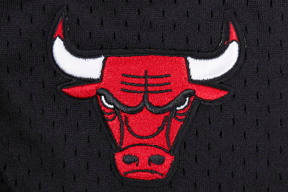 NBA CHICAGO BULLS SCRIPT TAIL WOMEN'S MESH SHORT (BLACK) - Image 6
