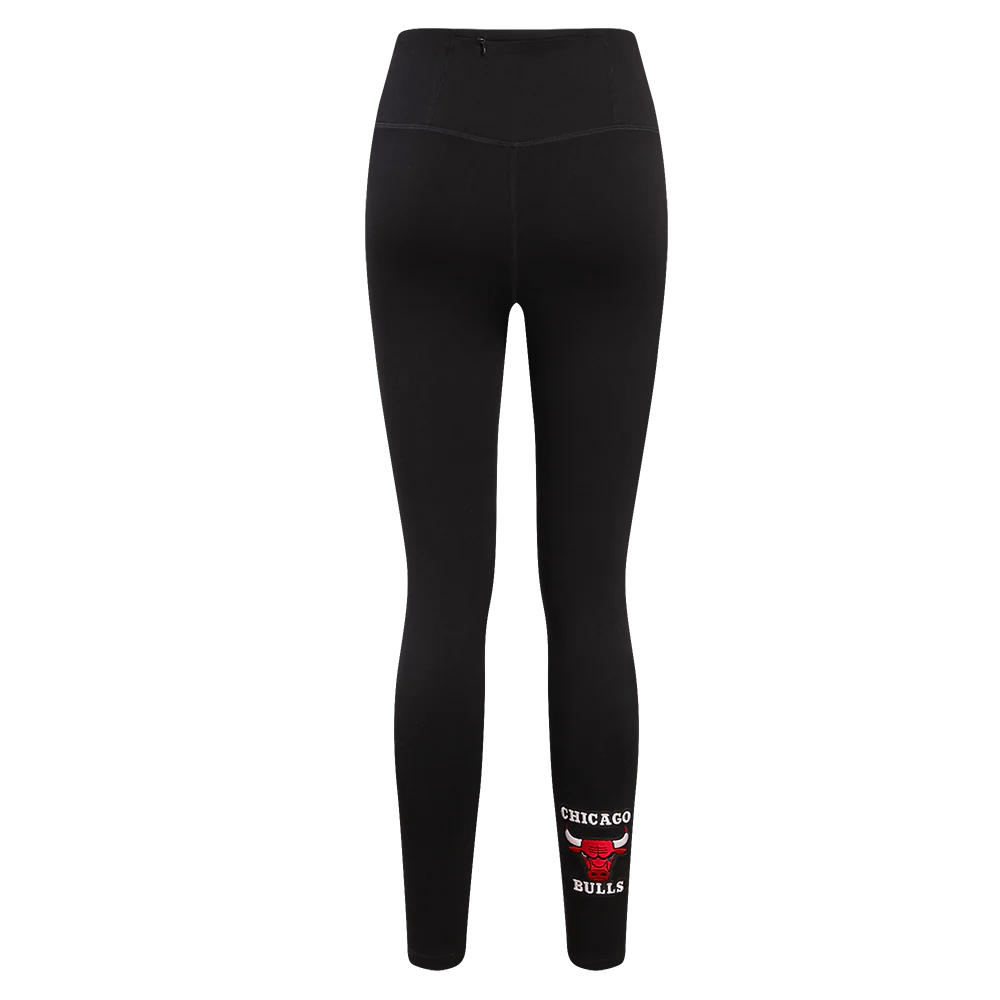 NBA CHICAGO BULLS RETRO CLASSIC WOMEN'S JERSEY LEGGING (BLACK) - Image 4