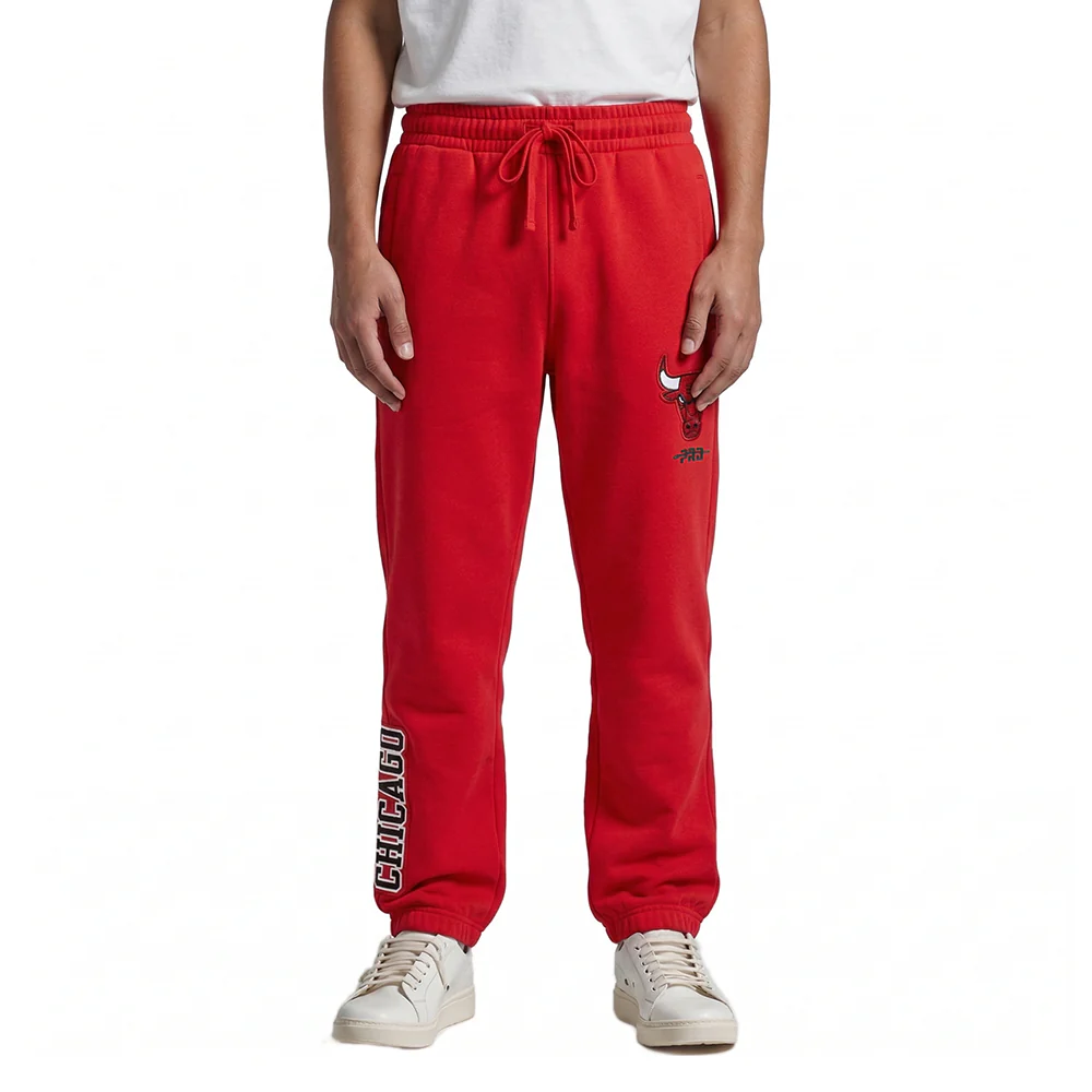 NBA CHICAGO BULLS CLASSIC LITTLE BOYS FLC SWEATPANT (RED)