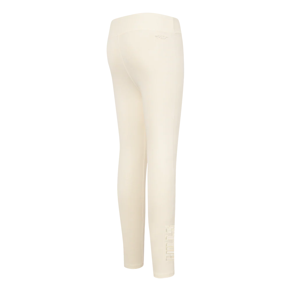 NBA CHICAGO BULLS NEUTRAL LITTLE GIRLS LEGGING (EGGSHELL) - Image 3