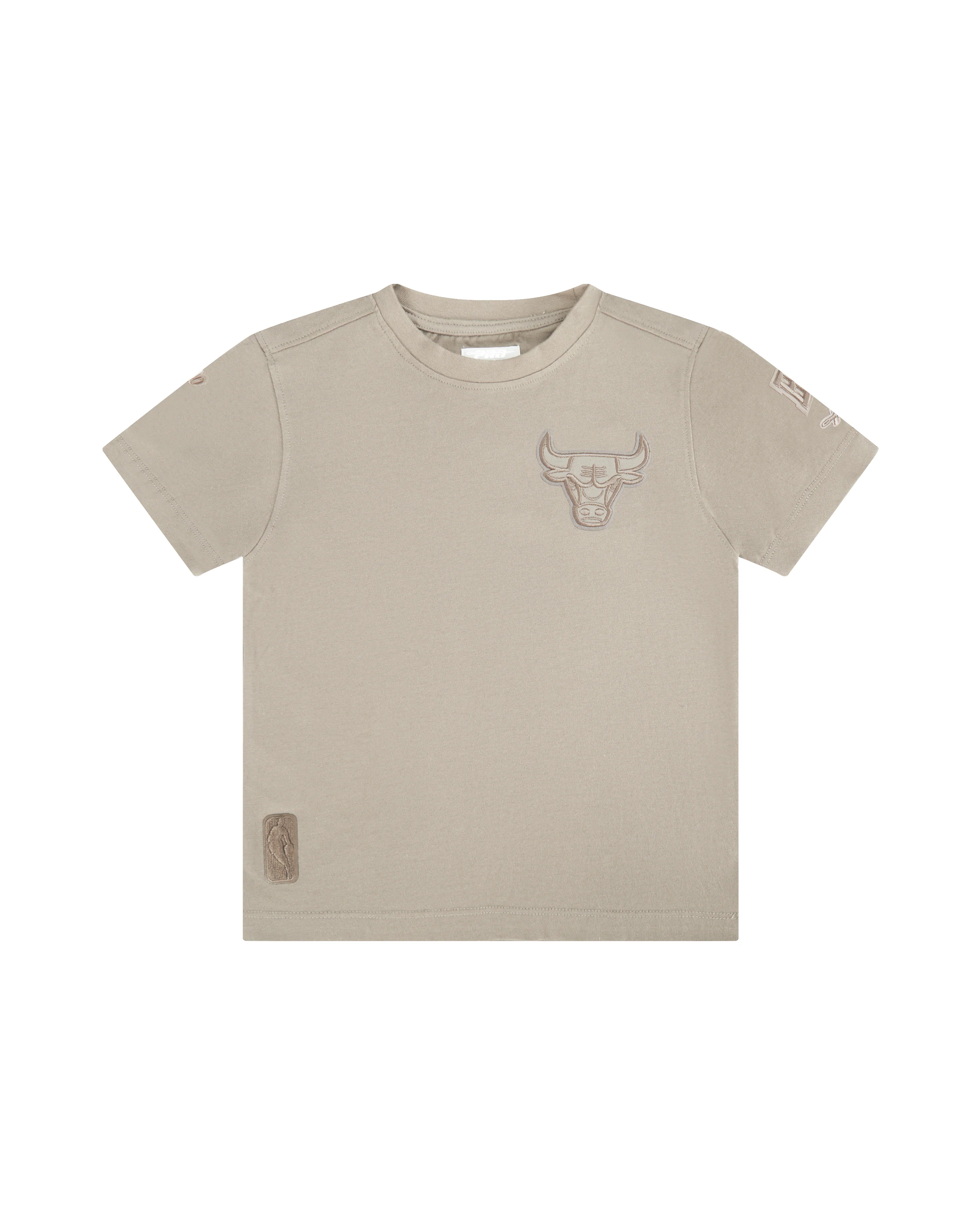 NBA CHICAGO BULLS NEUTRAL TODDLER BOYS SHORT SLEEVE TEE (TAUPE) - Image 3
