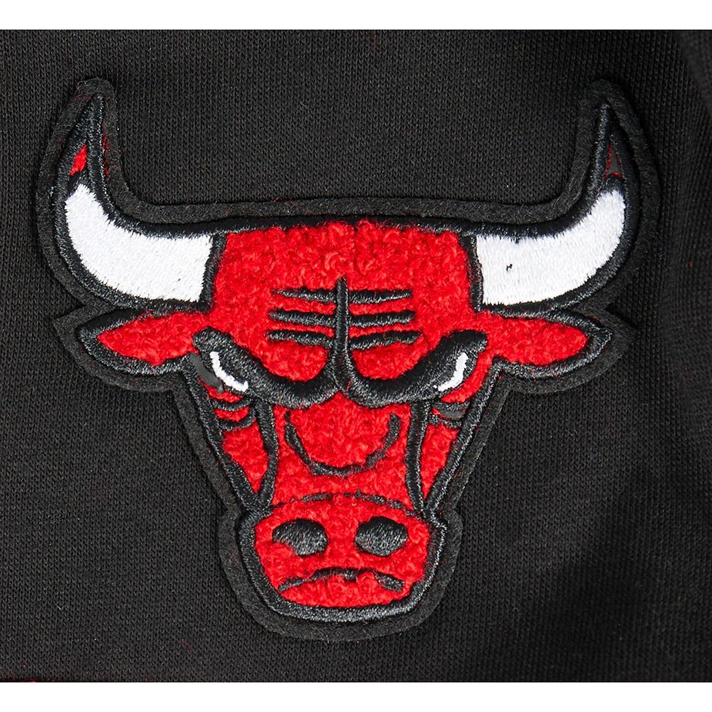 NBA CHICAGO BULLS CLASSIC TODDLER BOYS FLEECE 2.0 SHORT (BLACK/RED) - Image 6