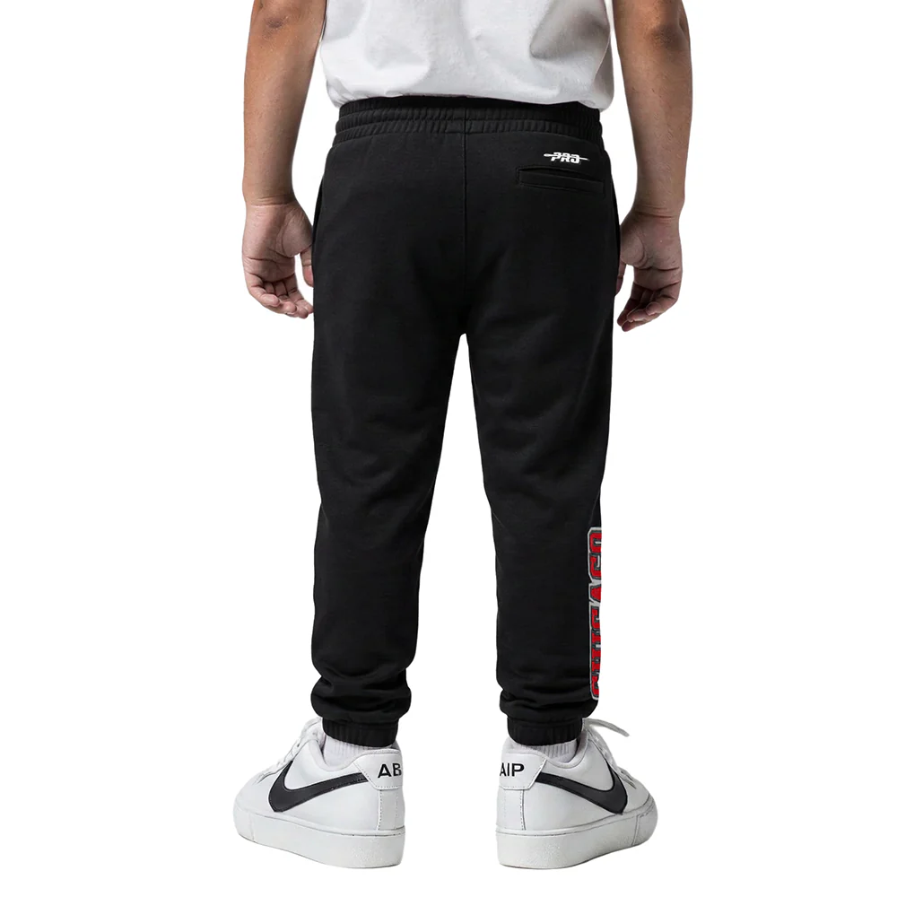 NBA CHICAGO BULLS CLASSIC TODDLER BOYS FLC SWEATPANT (BLACK) - Image 2