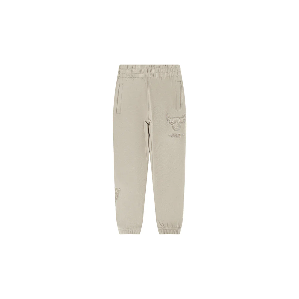 NBA CHICAGO BULLS NEUTRAL TODDLER BOYS FLC SWEATPANT (TAUPE) - Image 4