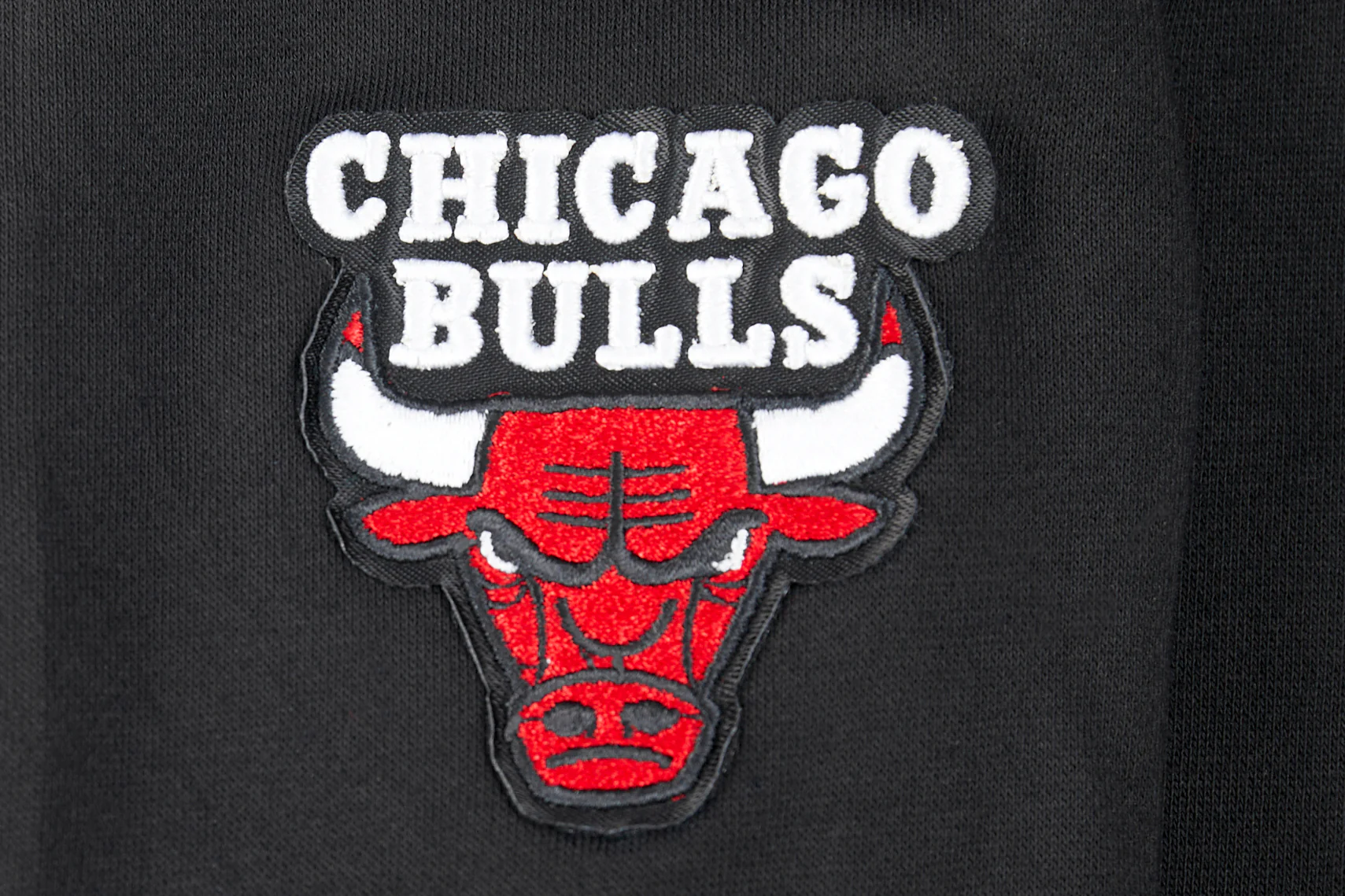 NBA CHICAGO BULLS CLASSIC TODDLER BOYS FLEECE FULL ZIP HOODIE (BLACK) - Image 3