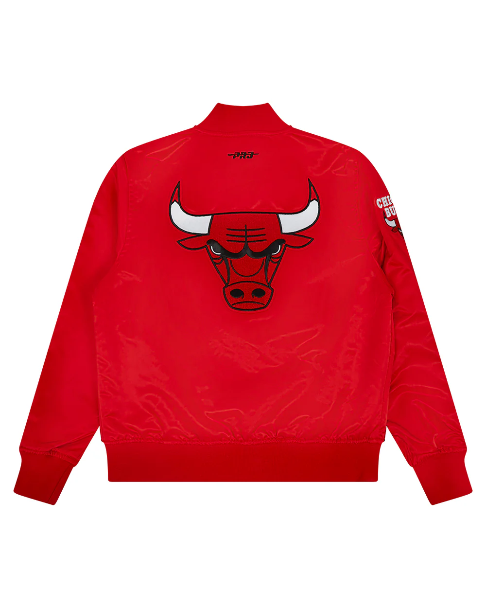 NBA CHICAGO BULLS CLASSIC TODDLER BOYS SATIN JACKET (RED) - Image 4