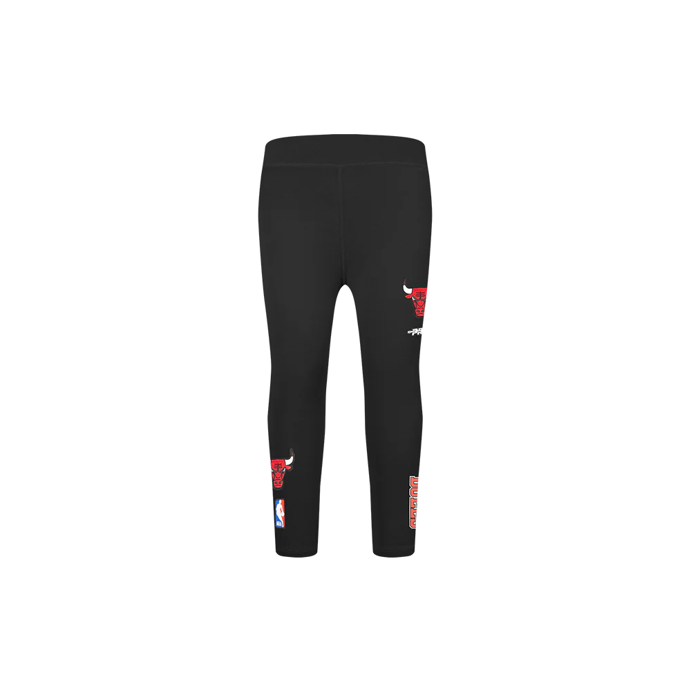 NBA CHICAGO BULLS CLASSIC TODDLER GIRLS LEGGING (BLACK) - Image 2