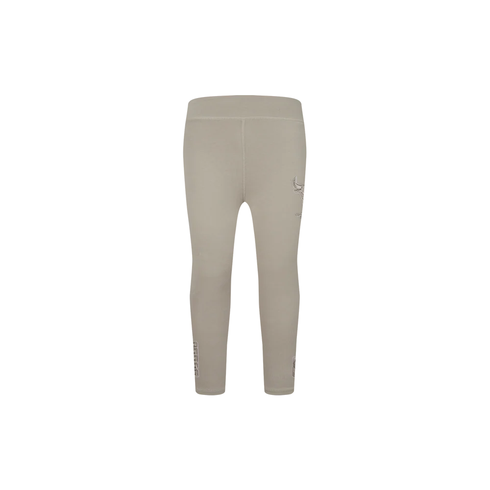 NBA CHICAGO BULLS NEUTRAL TODDLER GIRLS LEGGING (TAUPE) - Image 2
