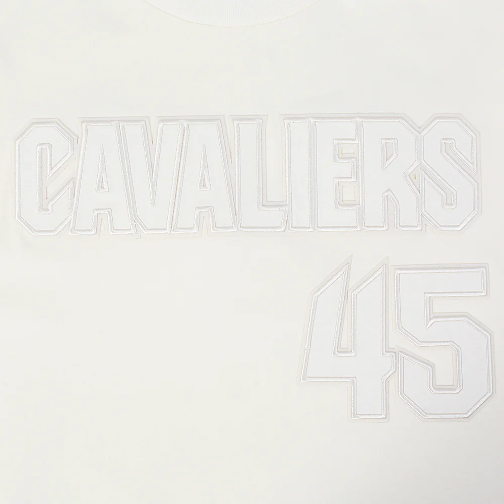 NBA CLEVELAND CAVALIERS DONOVAN MITCHELL #45 NEUTRAL PNN MEN'S CJ DROP SHOULDER TEE (EGGSHELL) - Image 8