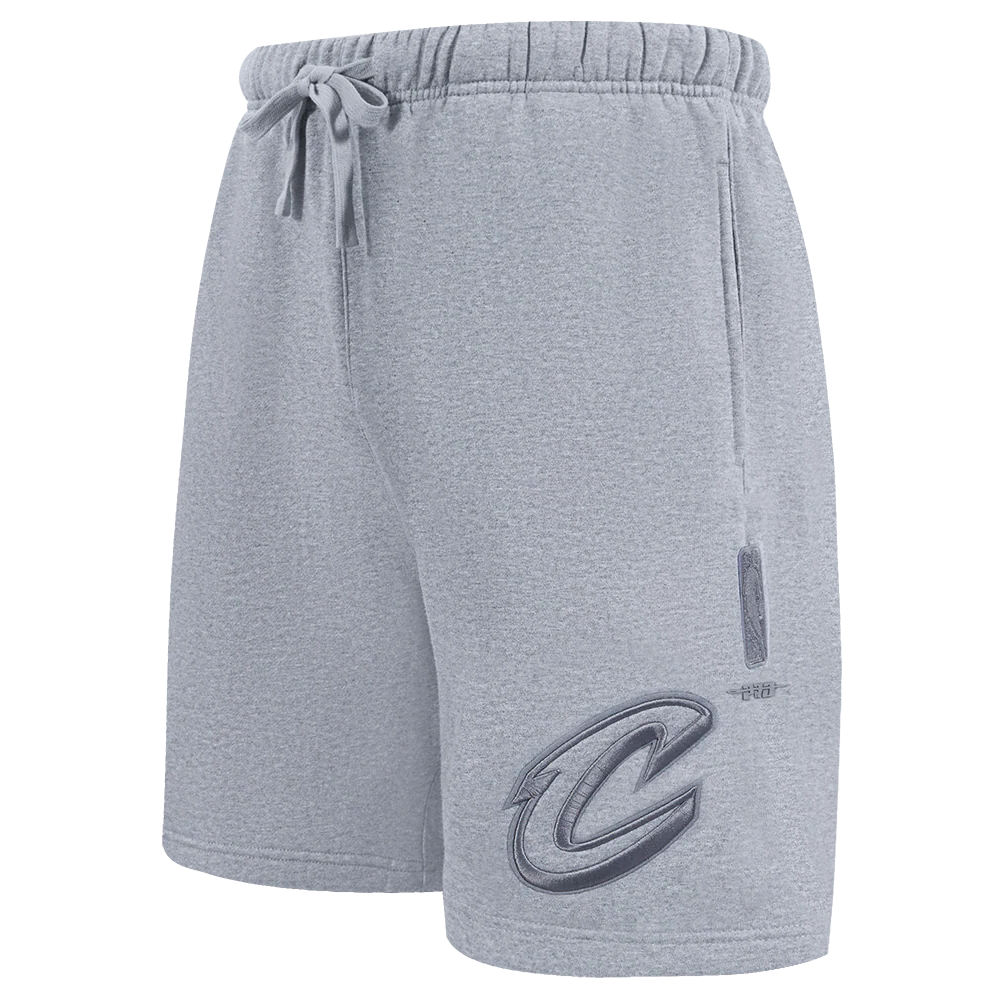 NBA CLEVELAND CAVALIERS NEUTRAL MEN'S SHORT (DARK HEATHER GRAY) - Image 2