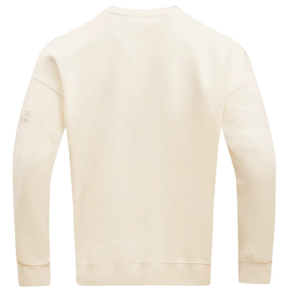NBA CLEVELAND CAVALIERS NEUTRAL DROP SHOULDER MEN'S CREWNECK (EGGSHELL) - Image 3