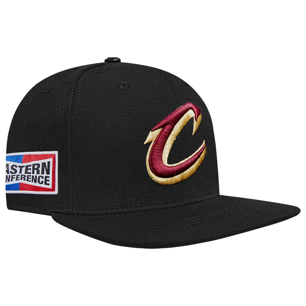 NBA CLEVELAND CAVALIERS FAST LANE WOOL SNAPBACK HAT (BLACK) - Image 5