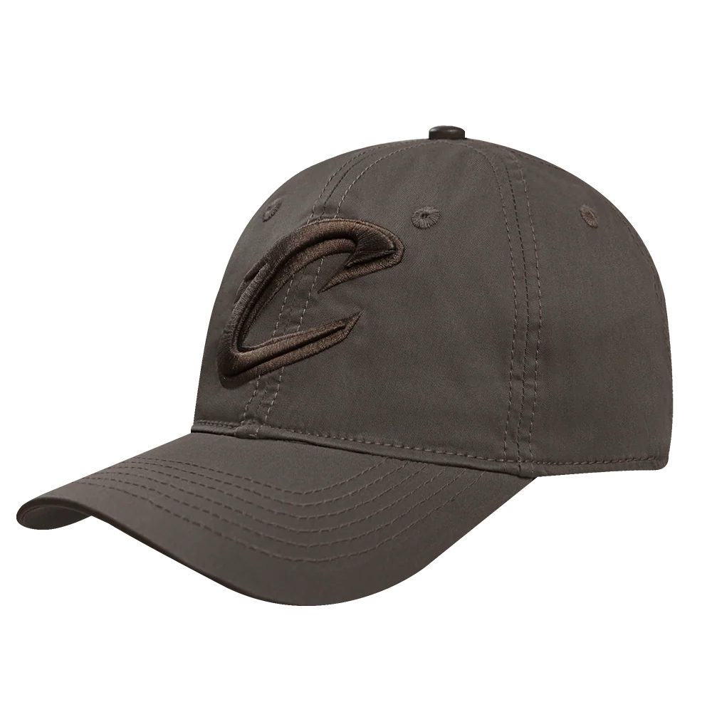 NBA CLEVELAND CAVALIERS NEUTRAL MEN'S DAD HAT (DARK TAUPE) - Image 3