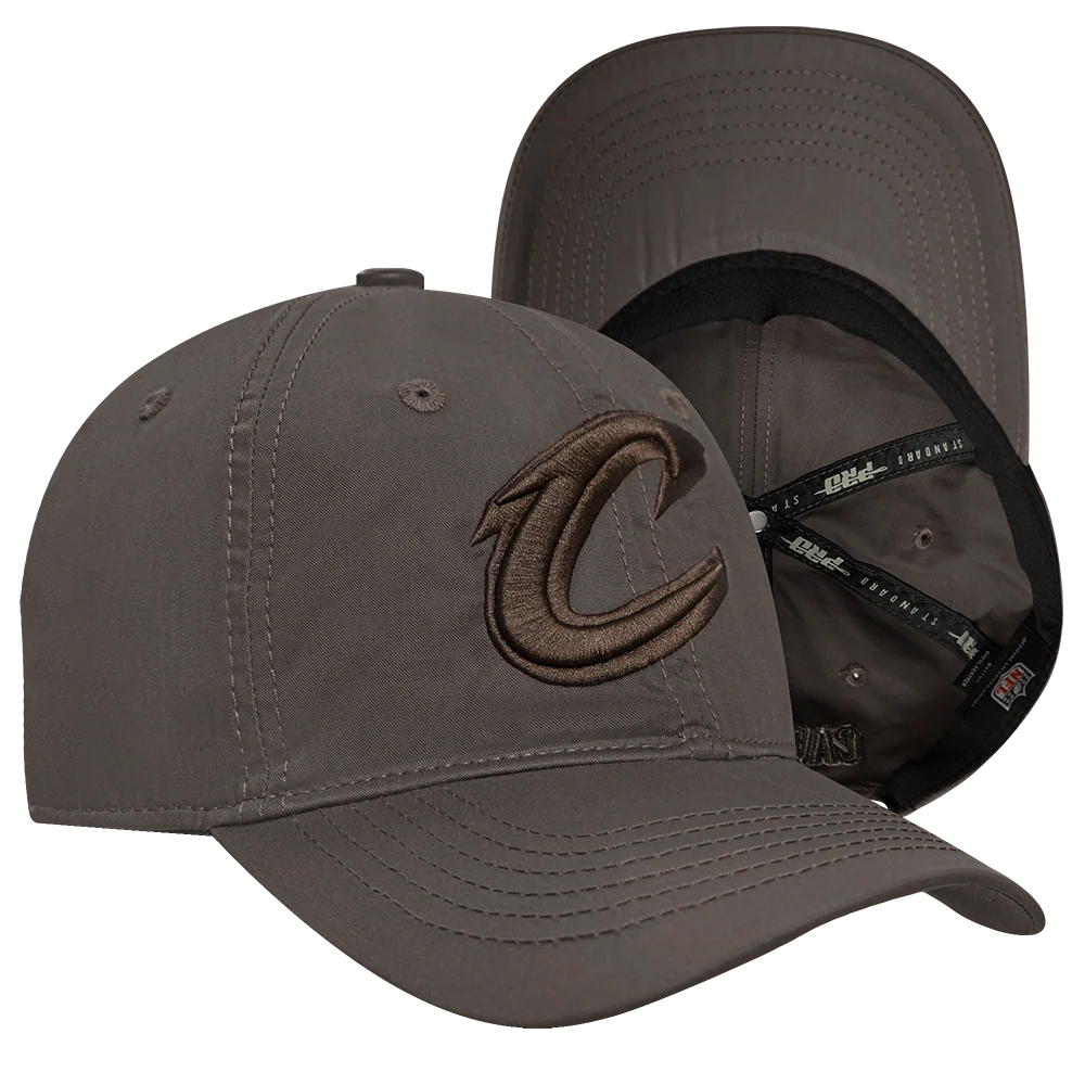 NBA CLEVELAND CAVALIERS NEUTRAL MEN'S DAD HAT (DARK TAUPE) - Image 7