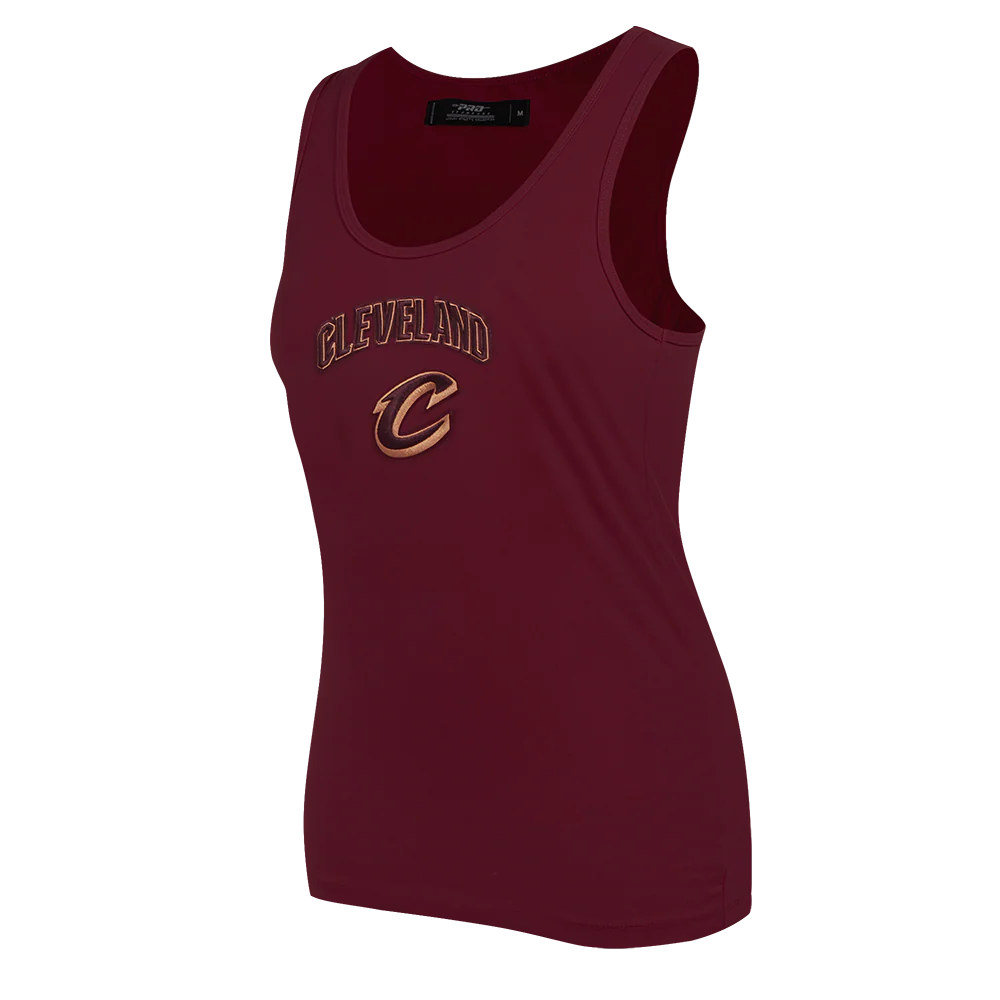 NBA CLEVELAND CAVALIERS CLASSIC WOMEN'S RELAXED FIT RACERBACK (WINE) - Image 2