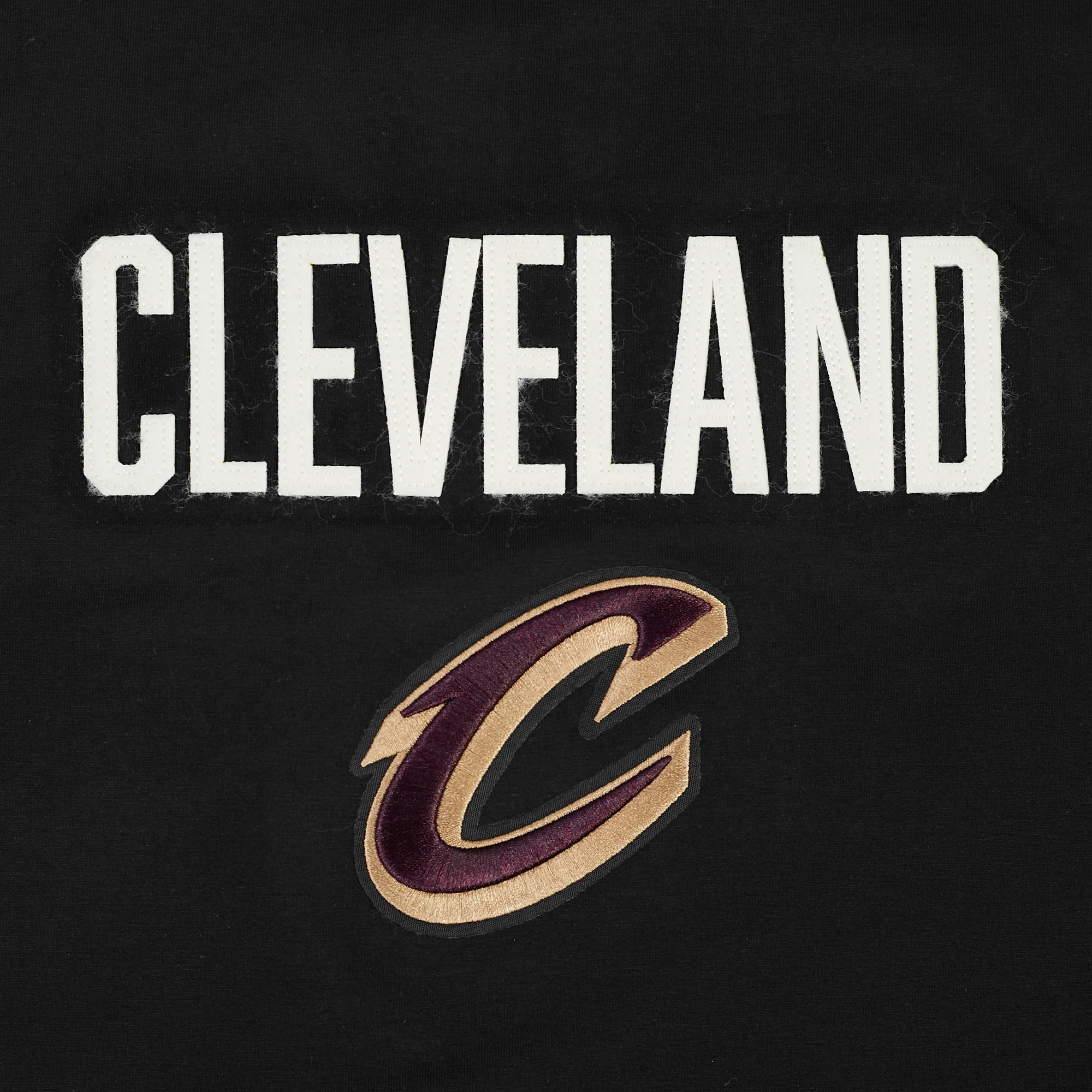 CLEVELAND CAVALIERS MODERN ORIGINALS WOMEN'S SJ BOXY TEE (BLACK) - Image 6