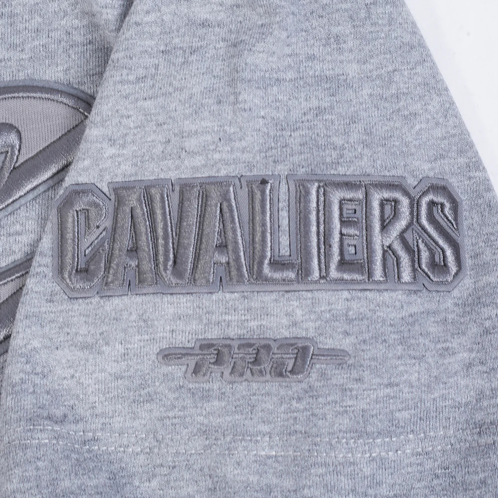 NBA CLEVELAND CAVALIERS NEUTRAL BIG BOYS SS TEE (DARK HEATHER GRAY) - Image 7
