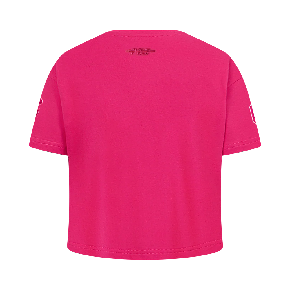 CLEVELAND CAVALIERS TRIPLE PINK BIG GIRL'S SS BOXY TEE (BEETROOT PURPLE) - Image 3