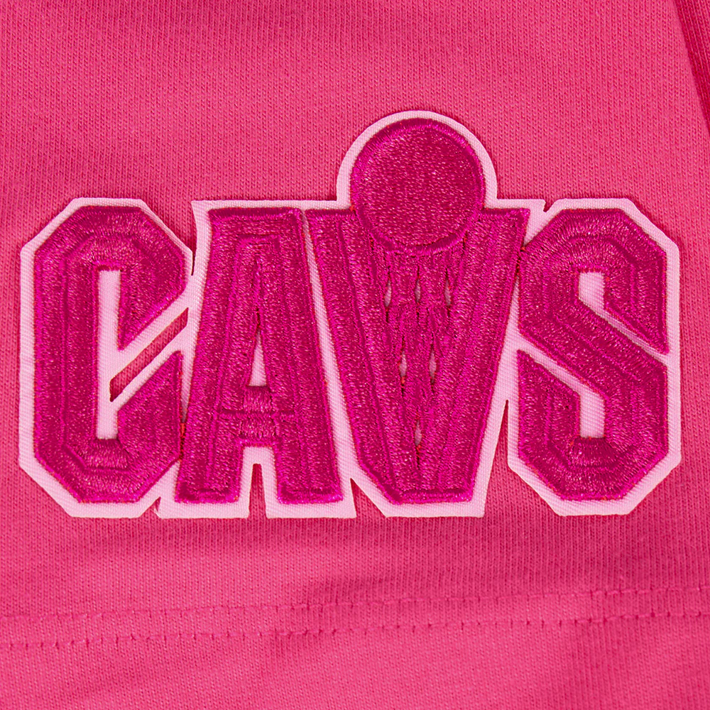 CLEVELAND CAVALIERS TRIPLE PINK BIG GIRL'S SS BOXY TEE (BEETROOT PURPLE) - Image 8