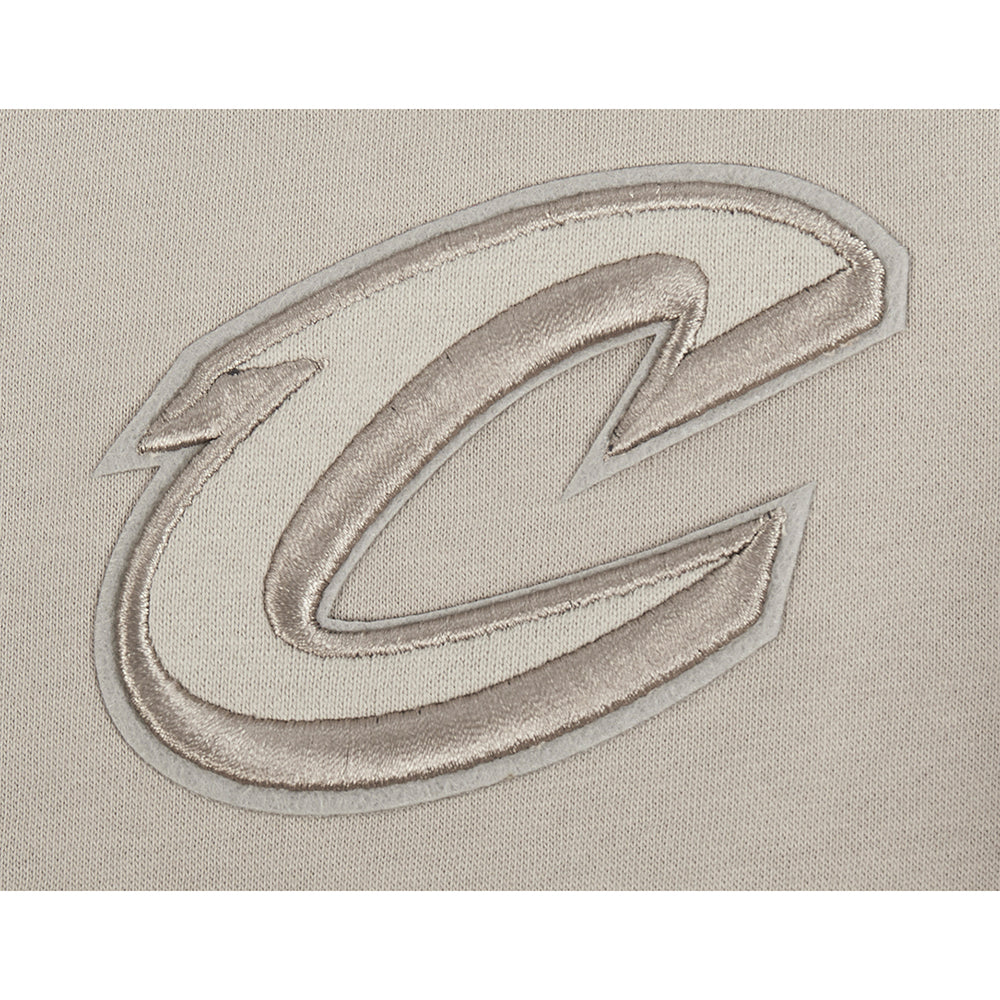 NBA CLEVELAND CAVALIERS NEUTRAL BIG GIRLS FLC CREWNECK (TAUPE) - Image 6
