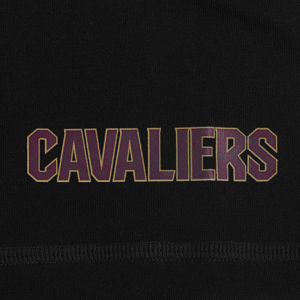 NBA CLEVELAND CAVALIERS CLASSIC WOMEN'S CTN BIKE SHORT\ (BLACK) - Image 5
