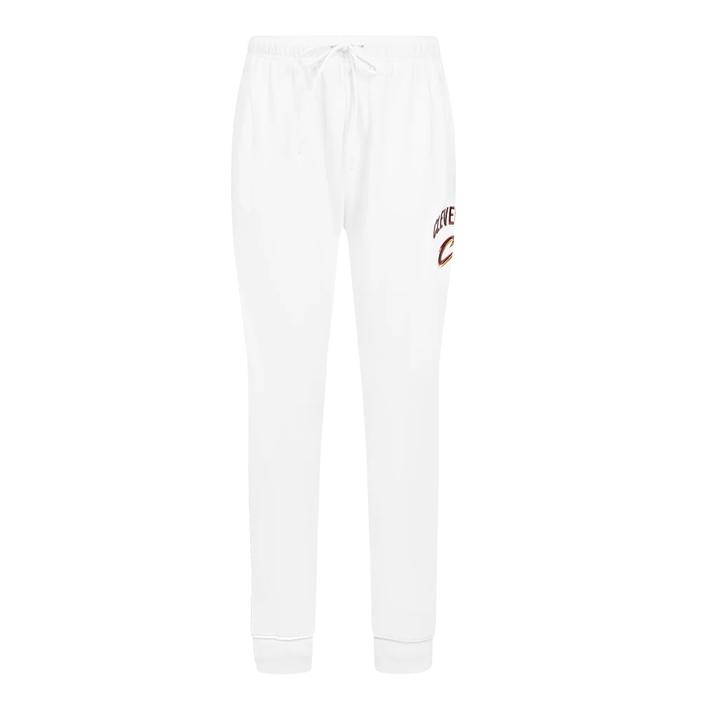 NBA CLEVELAND CAVALIERS CLASSIC WOMEN'S FLEECE SWEATPANT (WHITE) - Image 2