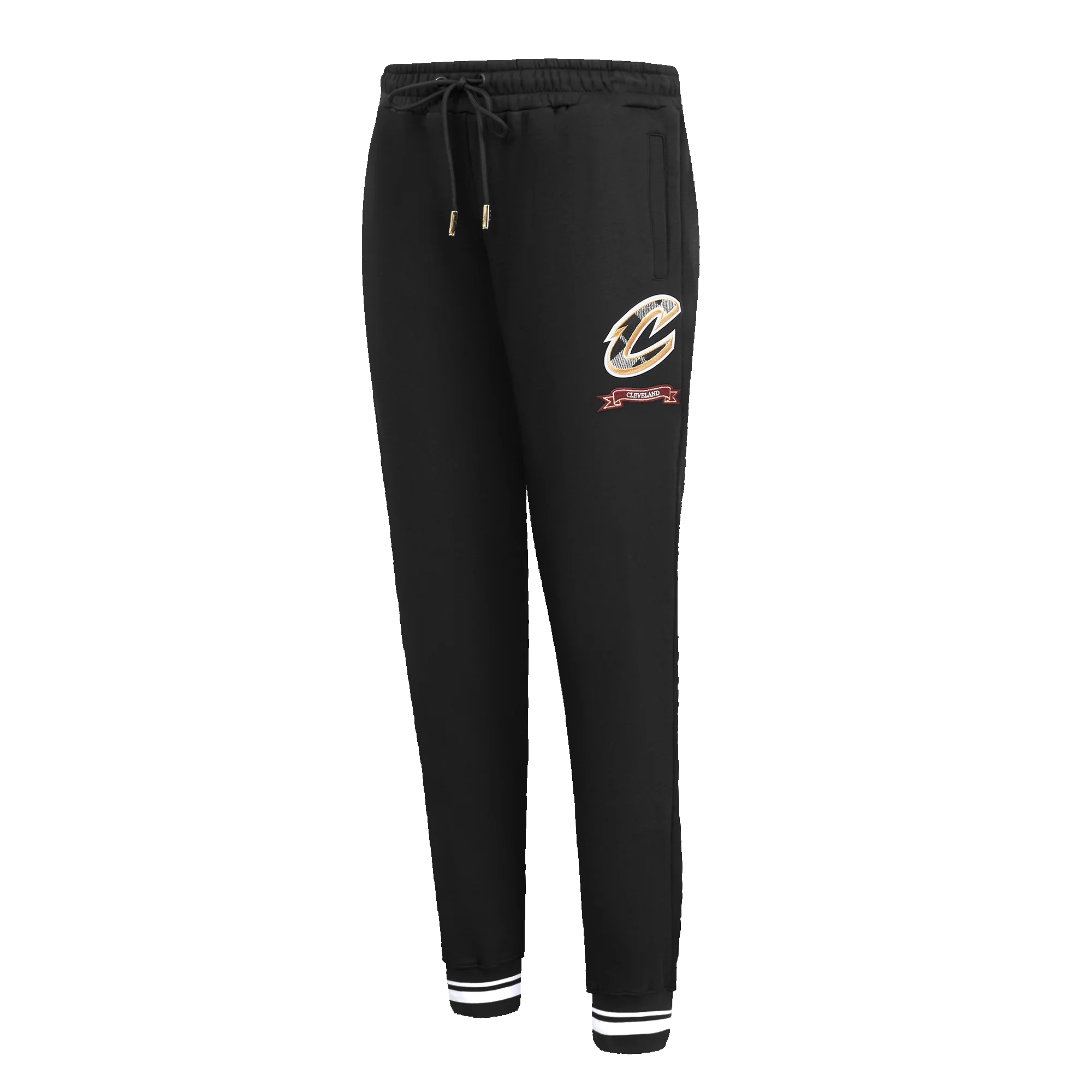 NBA CLEVELAND CAVALIERS PRO PREP W RIB FLEECE WOMEN'S SWEATPANT (BLACK)