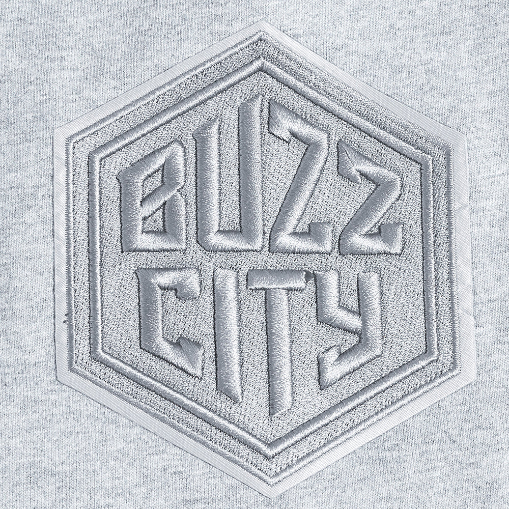 NBA CHARLOTTE HORNETS NEUTRAL MEN'S DROP SHOULDER TEE (ARK HEATHER GRAY) - Image 7