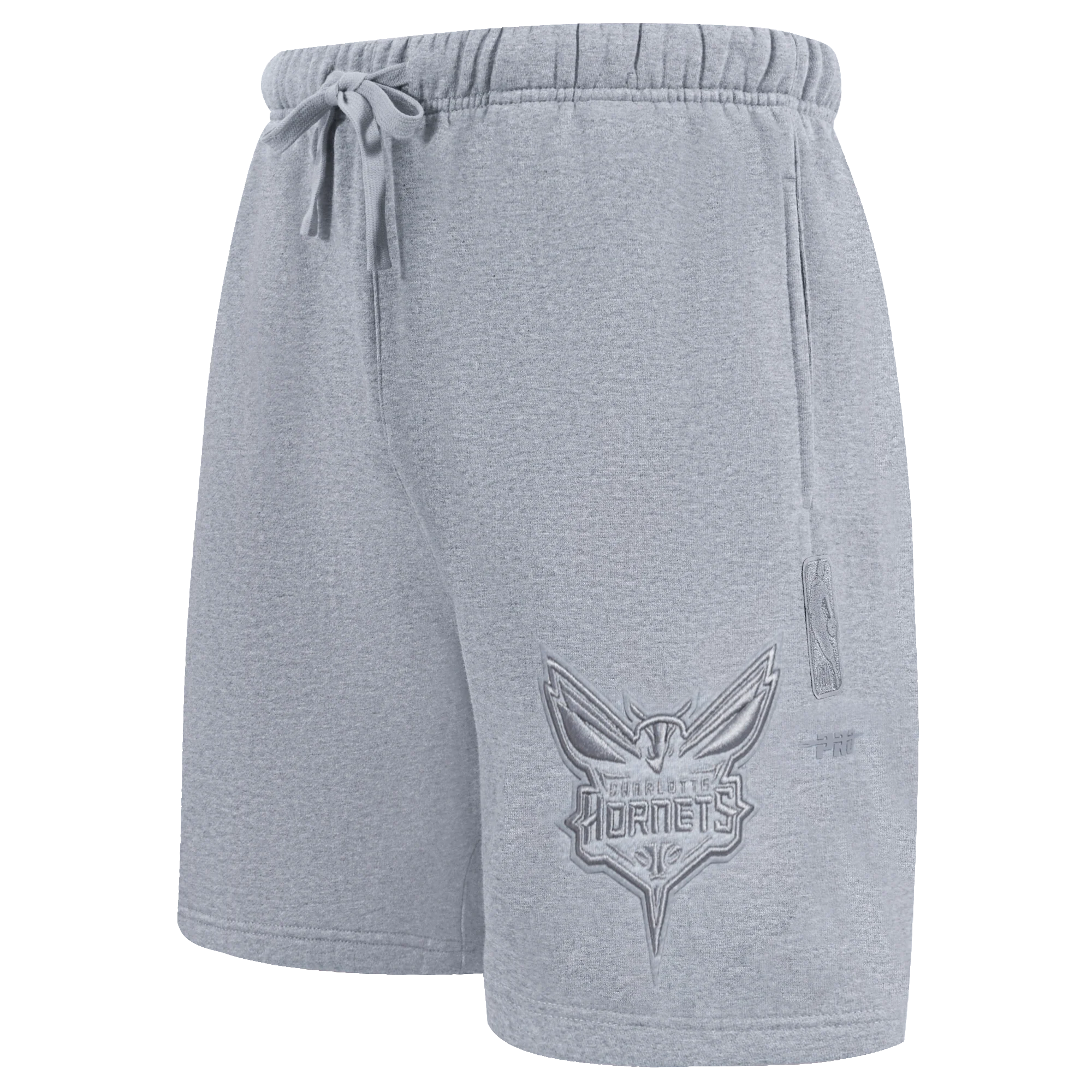 NBA CHARLOTTE HORNETS NEUTRAL MEN'S SHORT (DARK HEATHER GRAY)