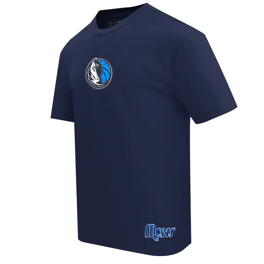 NBA DALLAS MAVERICKS WINGSPAN MEN'S CJ DROP SHOULDER TEE (MIDNIGHT NAVY) - Image 4