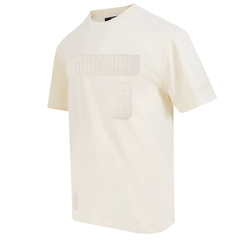 NBA DALLAS MAVERICKS ANTHONY DAVIS #3 NEUTRAL PNN MEN'S CJ DROP SHOULDER TEE(EGGSHELL) - Image 4