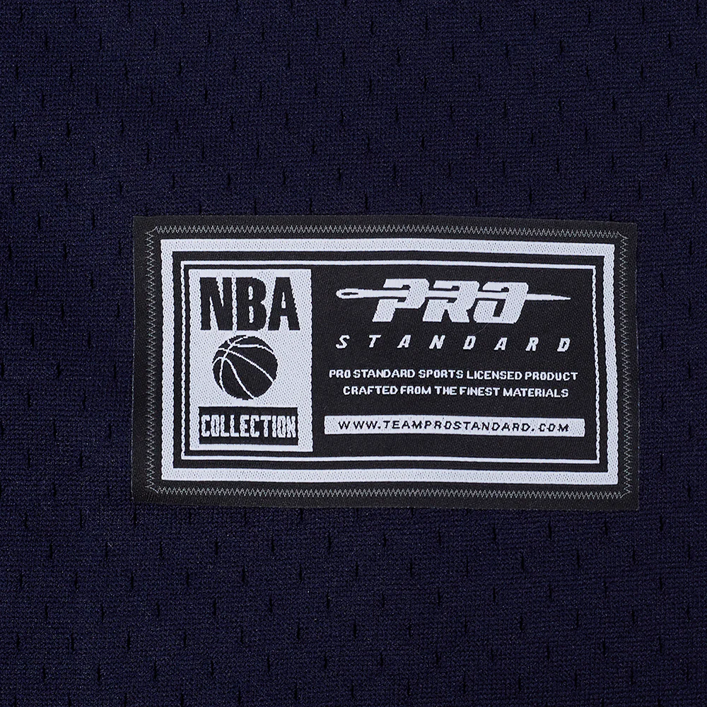 NBA DALLAS MAVERICKS KYRIE IRVING #11 CLASSIC MESH PNN MEN'S MESH BUTTON DOWN SHIRT (MIDNIGHT NAVY) - Image 9