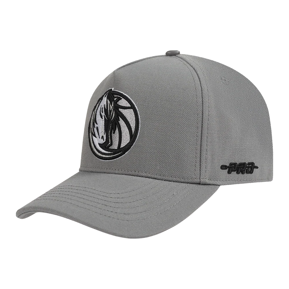 NBA DALLAS MAVERICKS CITY EDITION 24-25 PINCH FRONT SNAPBACK HAT (GRAY) - Image 2