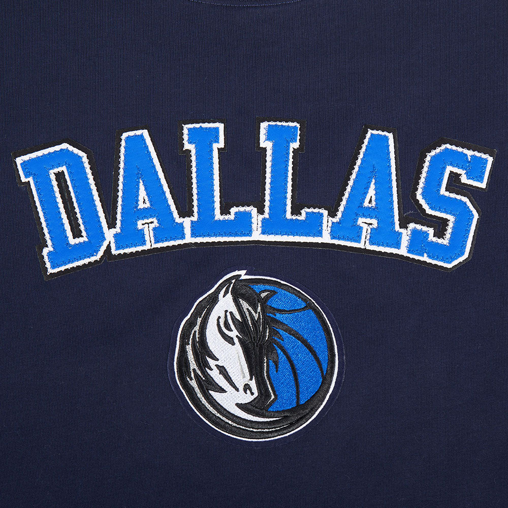 NBA DALLAS MAVERICKS CLASSIC WIND WOMEN'S CTN BF TEE (MIDNIGHT NAVY) - Image 7