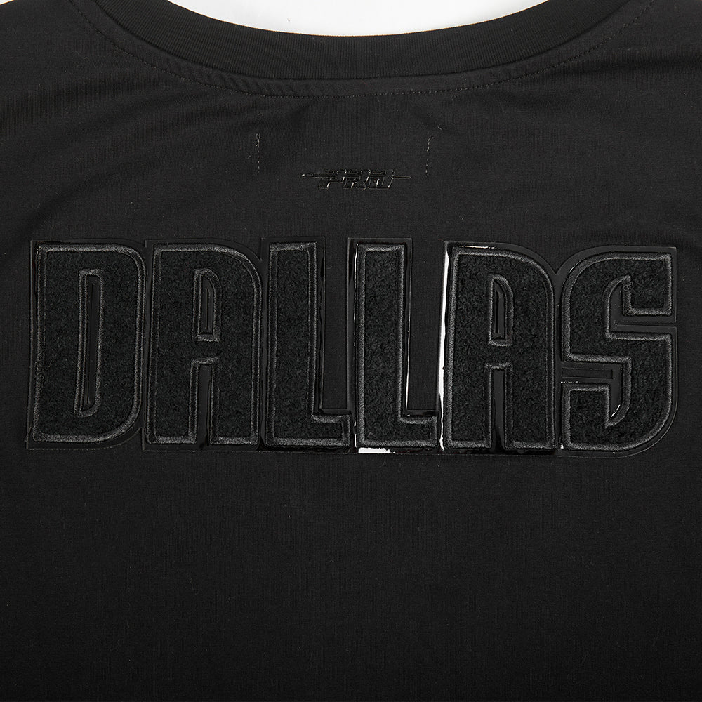 NBA DALLAS MAVERICKS TRIPLE BLACK WOMEN'S SJ BOXY TEE (TRIPLE BLACK) - Image 6
