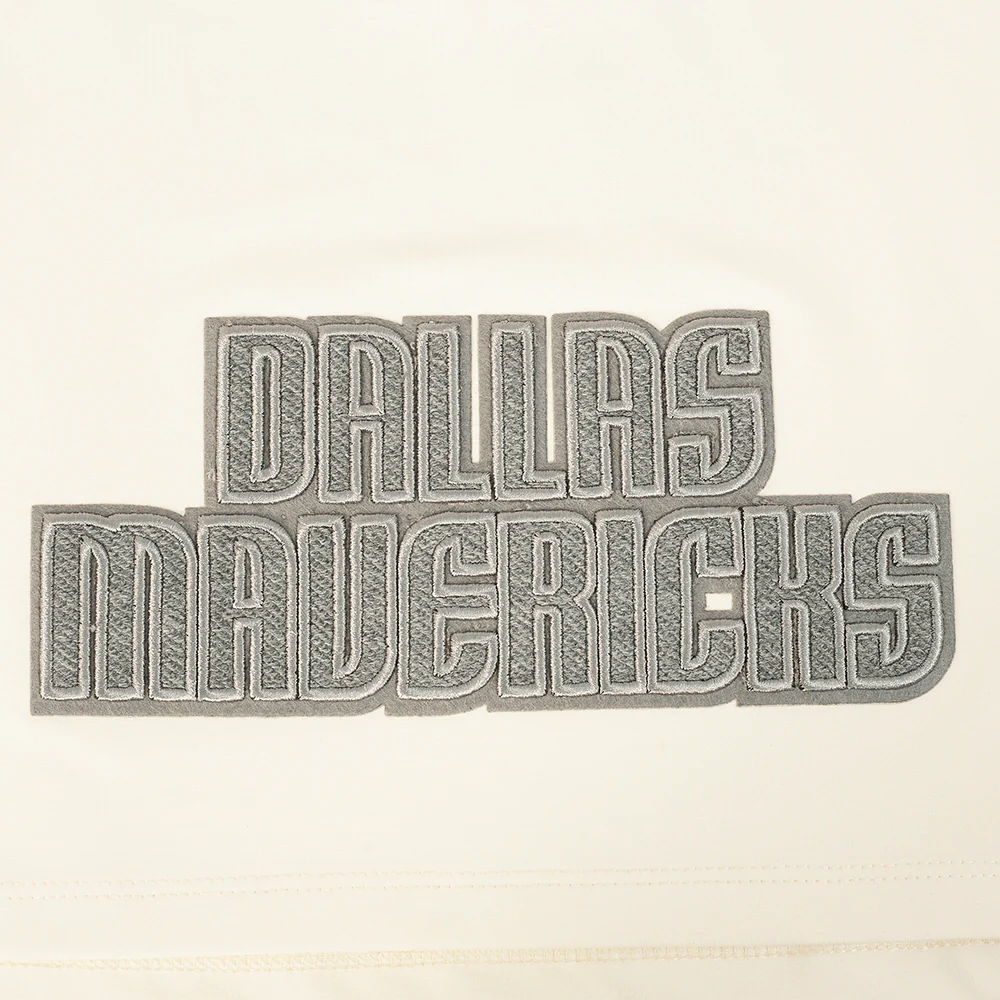 NBA DALLAS MAVERICKS REVERSE FRENCH TERRY WOMEN'S SJ BOXY TEE (EGGSHELL) - Image 7