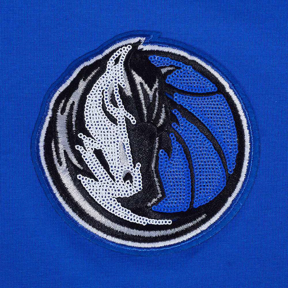 NBA DALLAS MAVERICKS GAME DAY CLASSICS WOMEN'S SJ BABY DOLL TEE (ROYAL BLUE) - Image 9