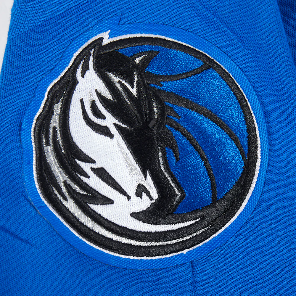 NBA DALLAS MAVERICKS CLASSIC BIG BOYS FLC PO HOODIE (ROYAL BLUE) - Image 5