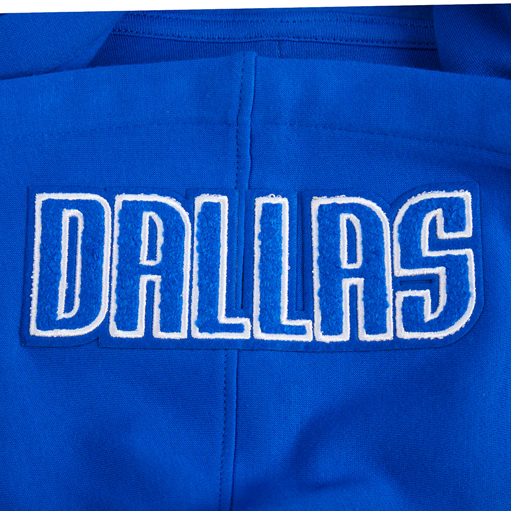 NBA DALLAS MAVERICKS CLASSIC BIG BOYS FLC FZ PO HOODIE (ROYAL BLUE) - Image 6