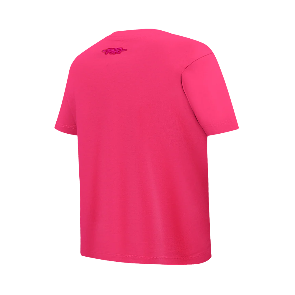 NBA DALLAS MAVERICKS TRIPLE PINK BIG GIRLS SS SLIM FIT TEE (BEETROOT PURPLE) - Image 4