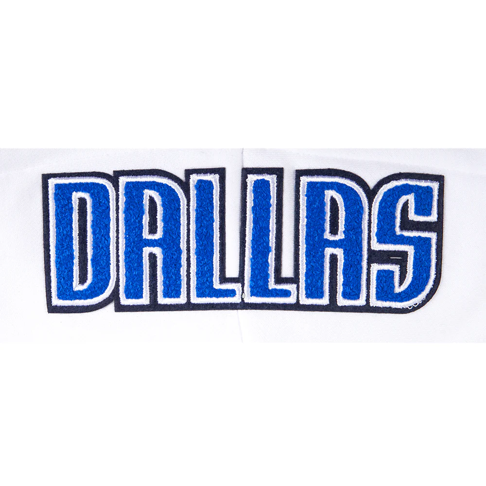 NBA DALLAS MAVERICKS CLASSIC WOMEN'S FLC PO HOODIE (WHITE) - Image 7