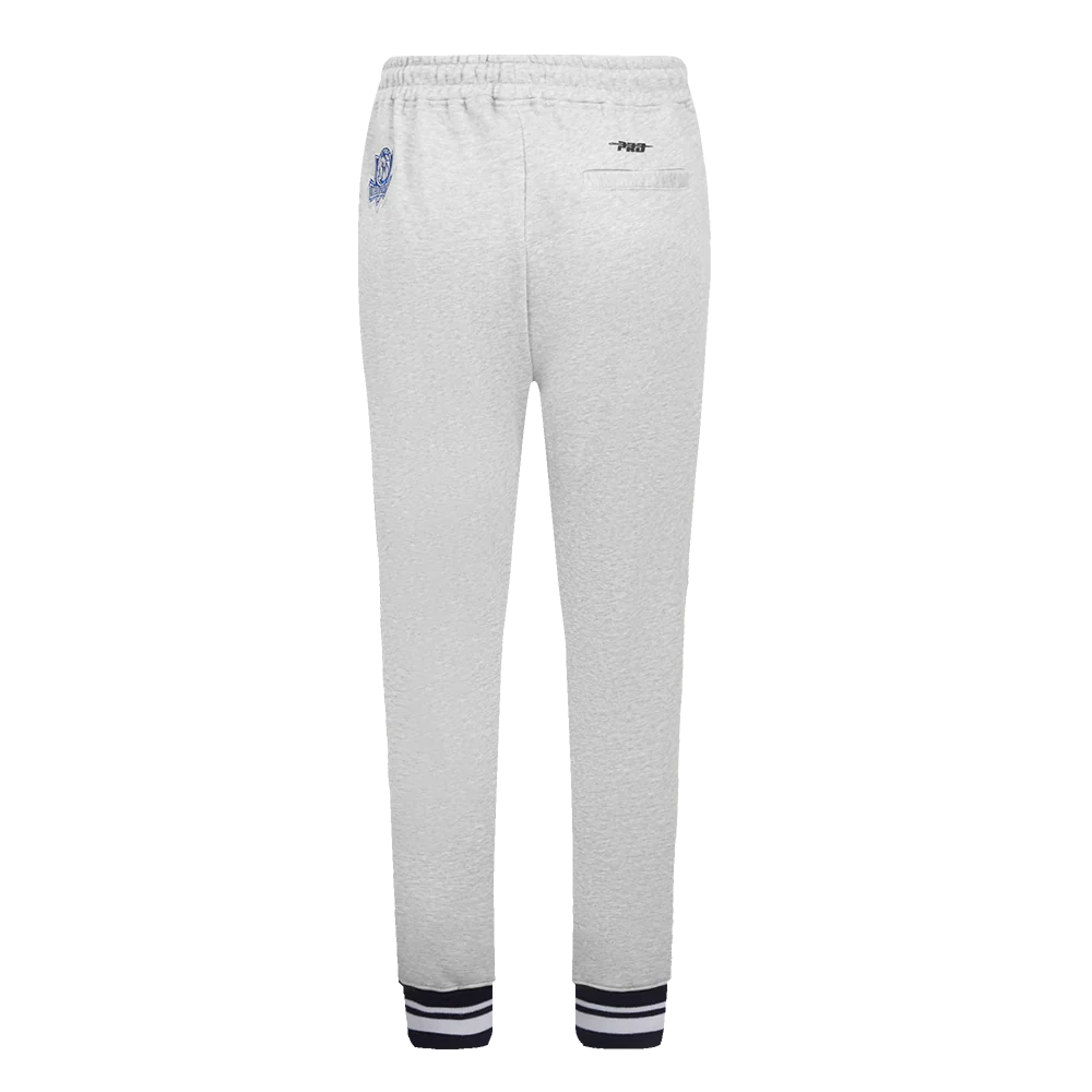 NBA DALLAS MAVERICKS PRO PREP W RIB FLEECE WOMEN'S SWEATPANT (HEATHER GREY/MIDNIGHT NAVY) - Image 4
