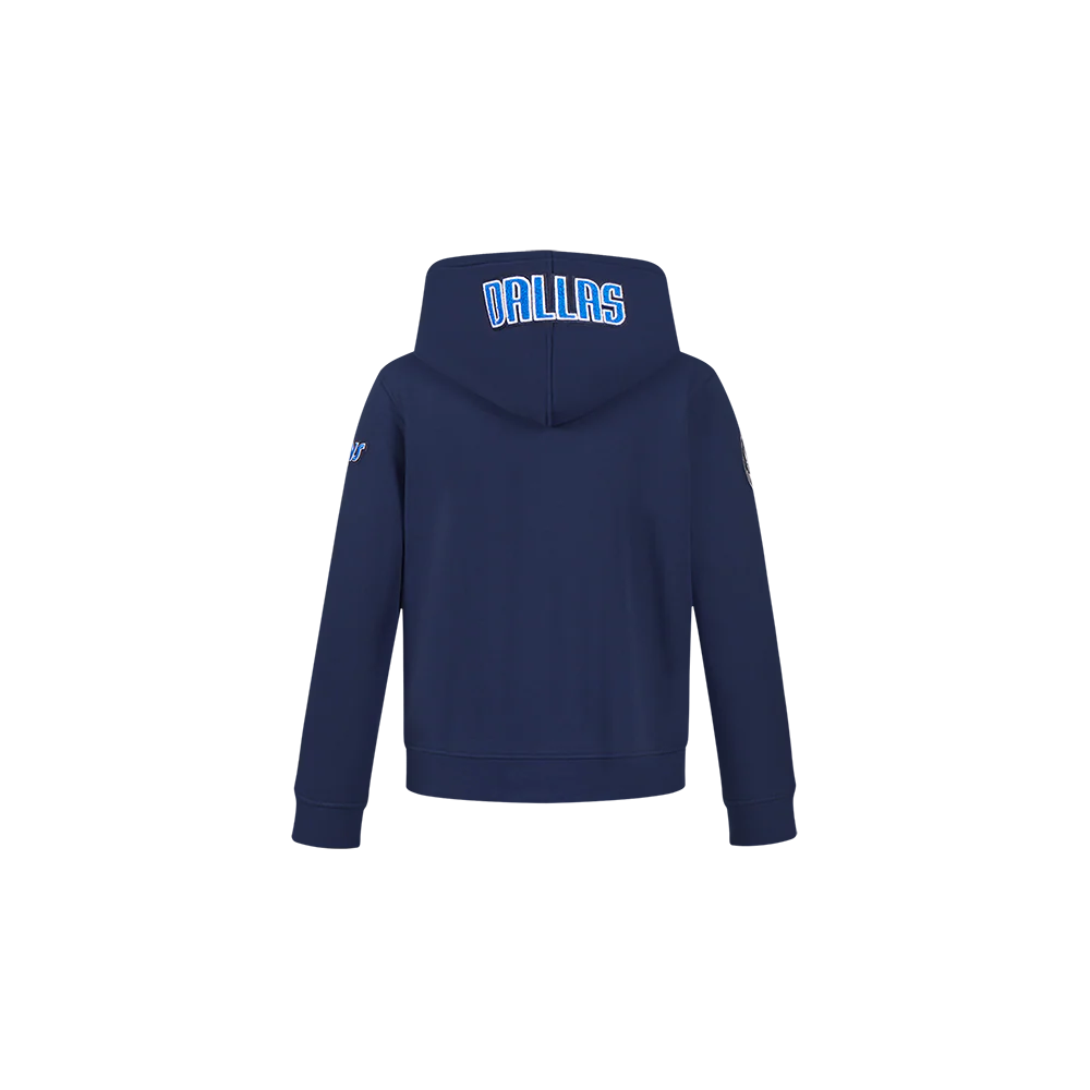 NBA DALLAS MAVERICKS CLASSIC TODDLER BOYS FLEECE PULLOVER HOODIE (MIDNIGHT NAVY) - Image 3